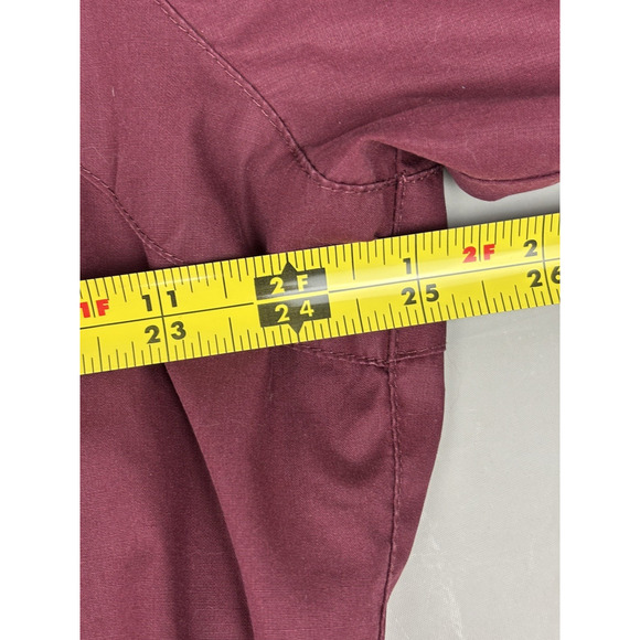 Vintage Members Only Burgandy Bomber Jacket Mens Large Full Zip - Picture 5 of 15